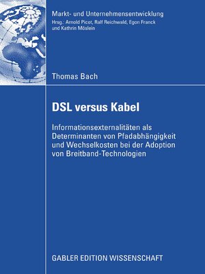cover image of DSL versus Kabel